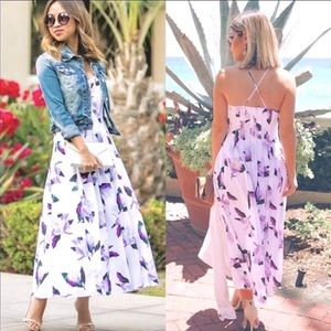 Banana Republic size 2 floral summer dress in white